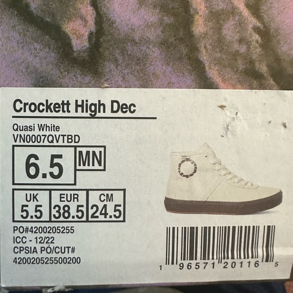 Vans Crockett high Dec in Quasi white - Picture 4 of 5